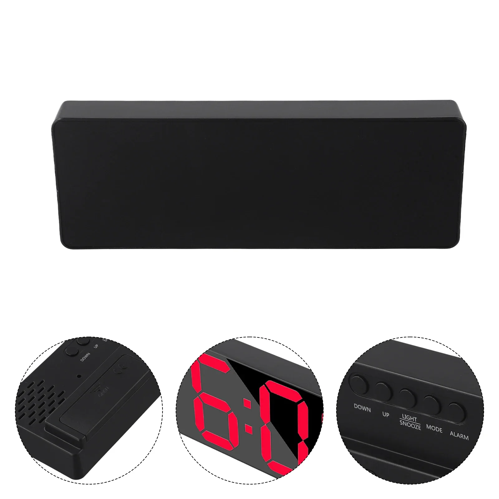 Smart Desk Clocks  Ultra Clear Big Display  Auto Brightness Dimming  Minimalism Design  USB or Battery Powered