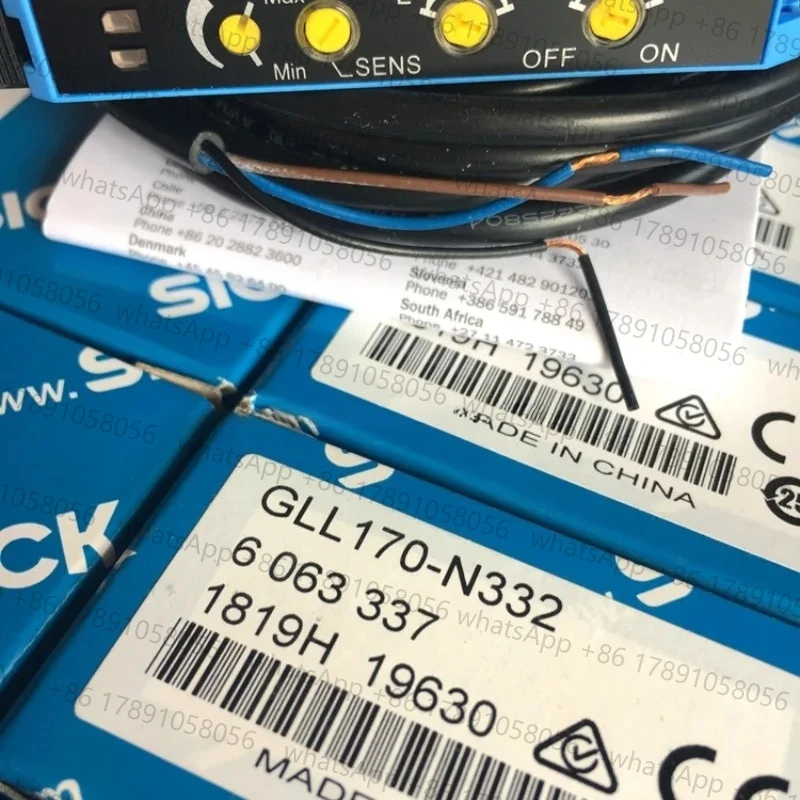 

1 шт. GLL170-N332 GLL170-P332 Датчик усилителя Sick оптоволокна