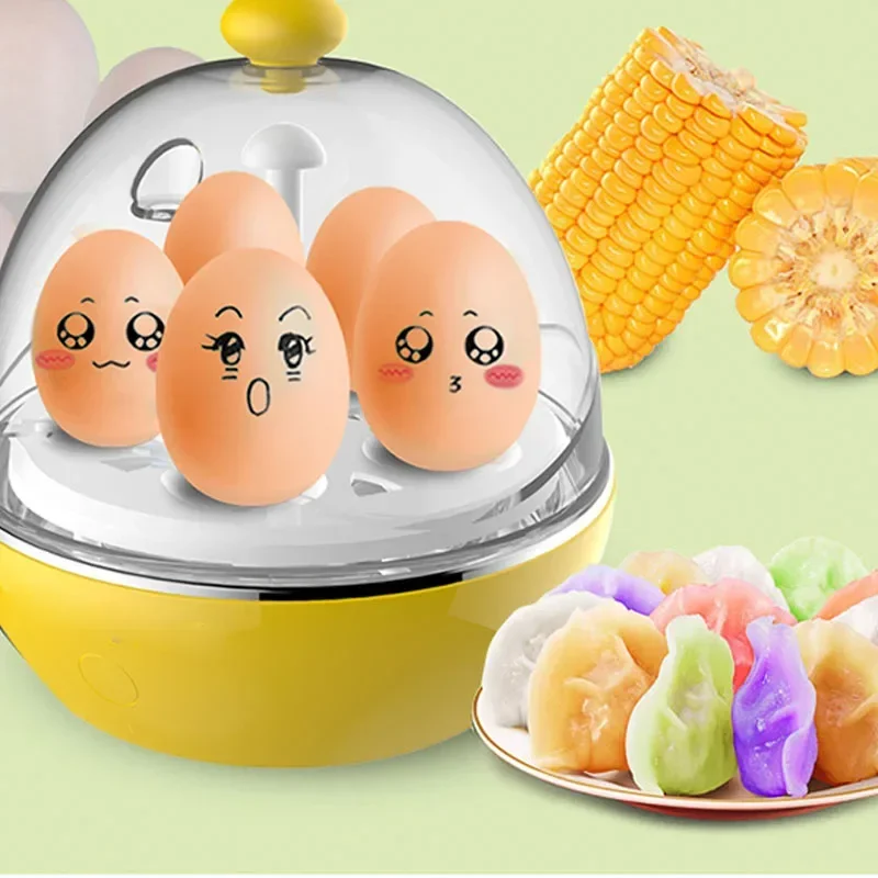 New Egg Steamer Egg Cooker Kitchen Small Appliance Multi-functional Household Egg Breakfast Artifact Small Mini