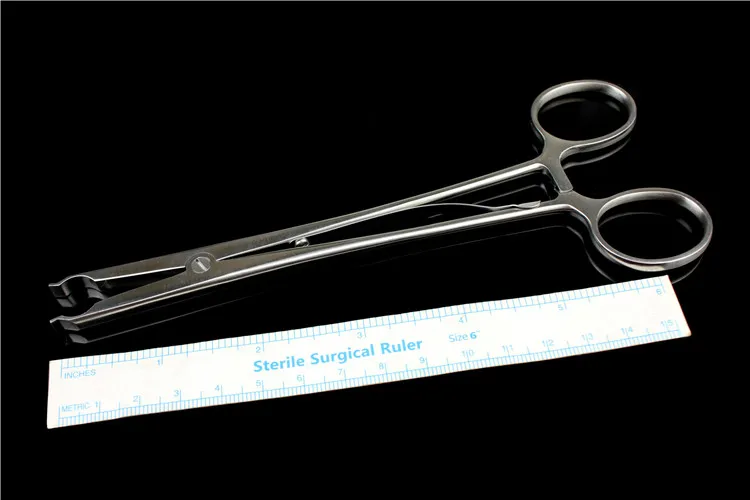 JZ Neurosurgical surgical instrument Scalp clamp forcep Medical stainless steel Hemostatic scalp clip forcep placement forcep