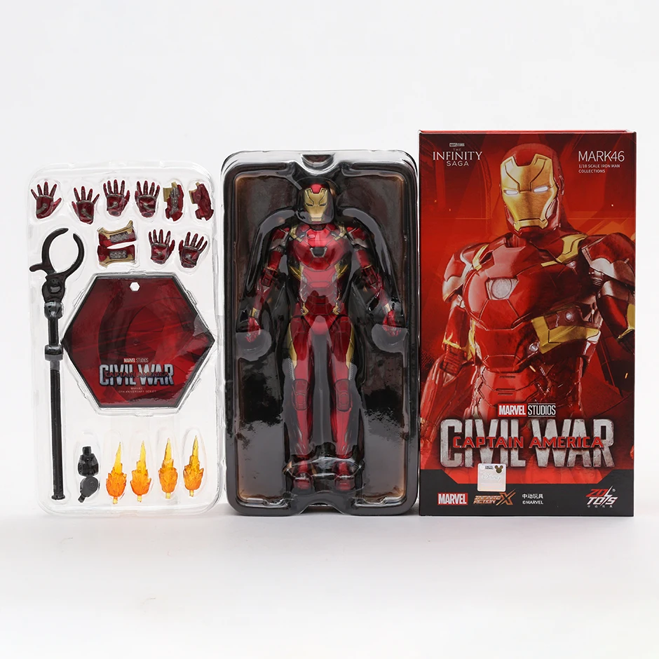 ZD Original Iron Man Mark XXI MK21 Avengers Tony Stark 7 Inches ZD Original Iron Man Mark XXI MK21 Avengers Tony Stark 7 Inches