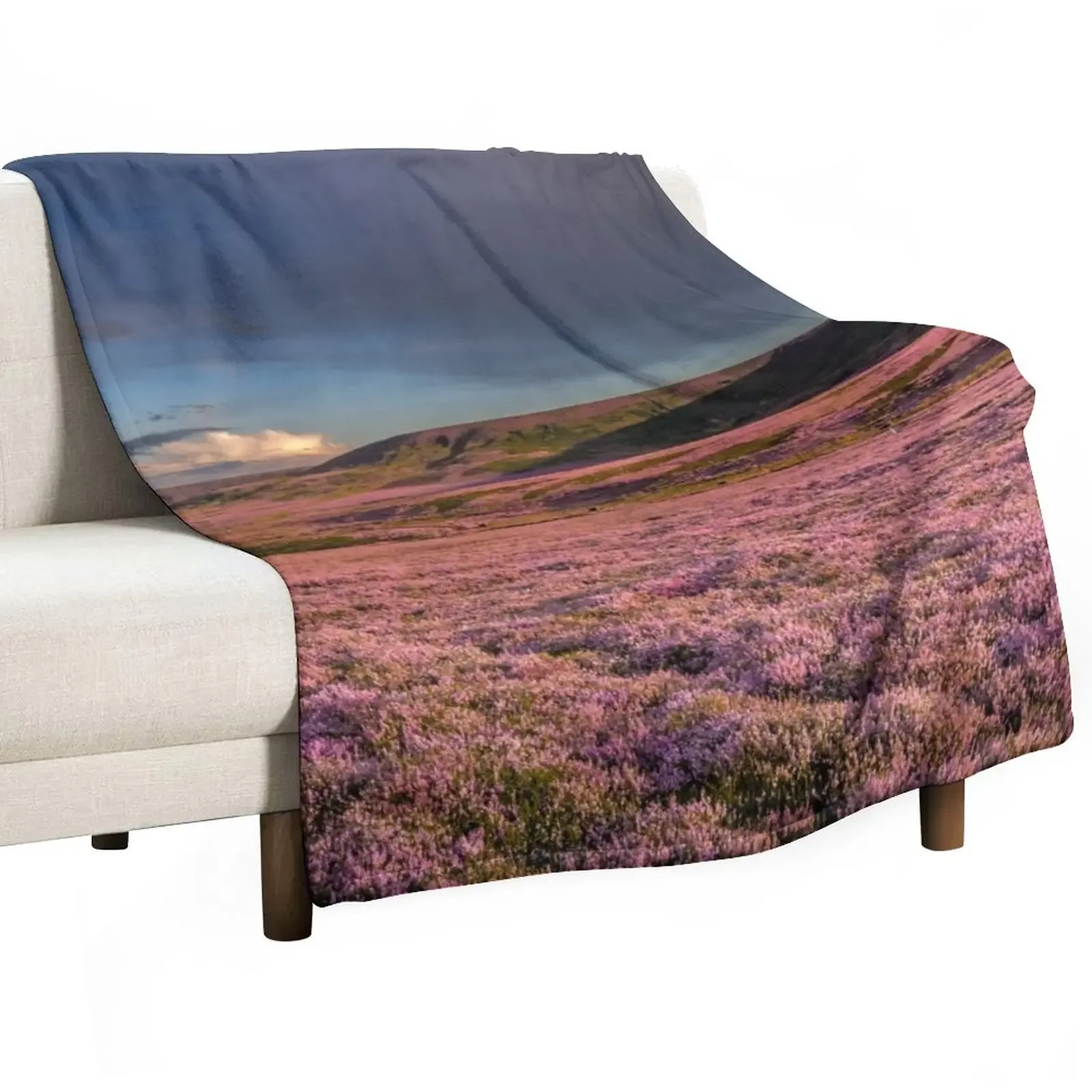 

sea of heather Throw Blanket Travel heavy to sleep Blankets