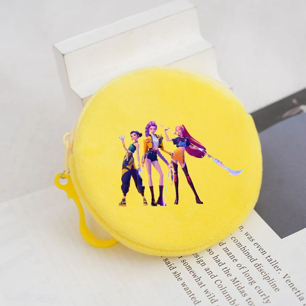 K-pop شيطان الصيادين محفظة نسائية للعملات المعدنية الأطفال أنيمي الكرتون لطيف أكياس المال بنين بنات مفتاح بطاقة تخزين كيس صغير مخلب حقيبة محمولة