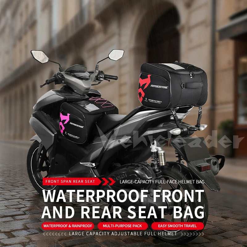 

25L High Capacity Waterproof Motorcycle Helmet Bag Multifunction Motorcycle Rear Seat Bag Motorcycle Bags Rider Backpack