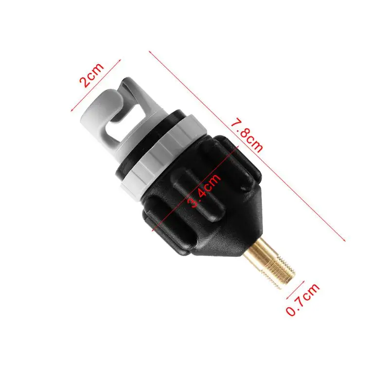 Air Valve Adaptor For SUP Board Inflatable Pump Adapter Paddle Boat Kayak Air Valve Pump Tire Air Connector Combo Kit image 6