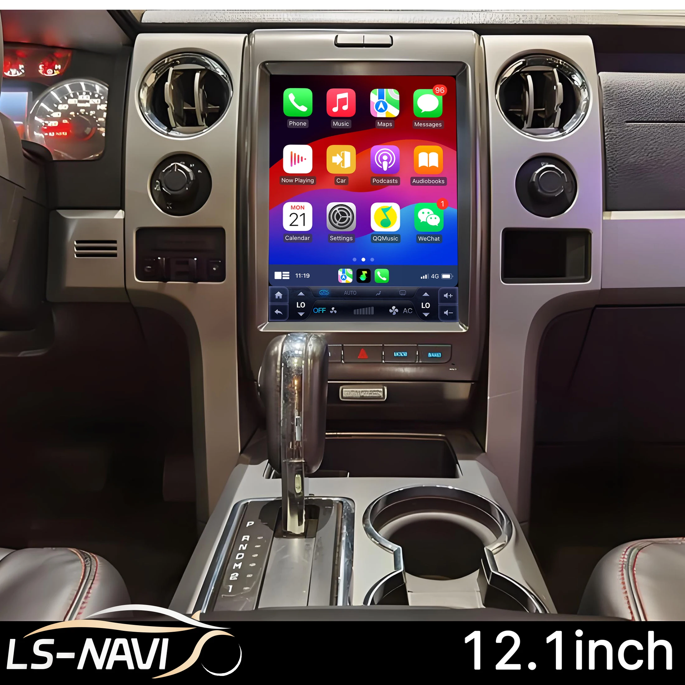 

12.1 Inch CarPlay Radio for Ford F150 2012-2016 Wireless Bluetooth 4G GPS Android Touch Screen Stereo Head Unit