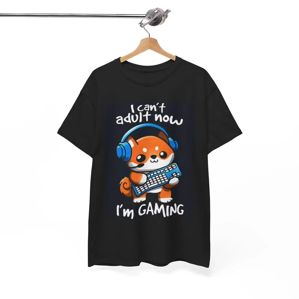 Im Gaming Graphic TEE Funny Cute Shirt Gamer Unisex Heavy Cotton Tee