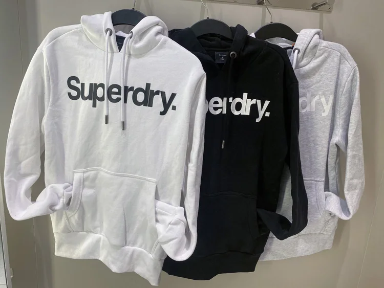 New Fashion Trend Brand UK Superdry Uimate Dry Couple Men's Hoodie Pullover Hoodie Sweatshirt Hip Hop Street Wear Autumn/Winter