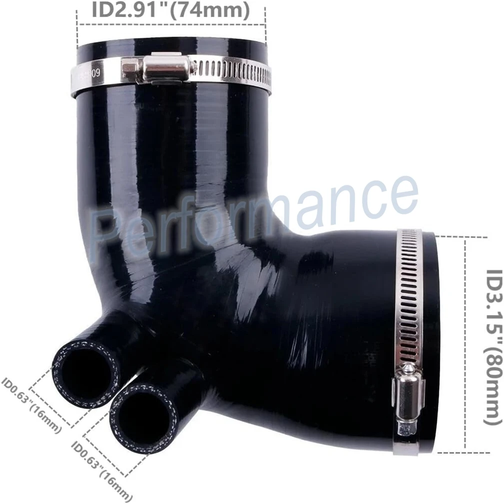 

Для BMW E36 (325/328/M3) 1992-1999 черный силиконовый воздухозаборник впускной индукционный багажник шланг комплект трубок с зажимами