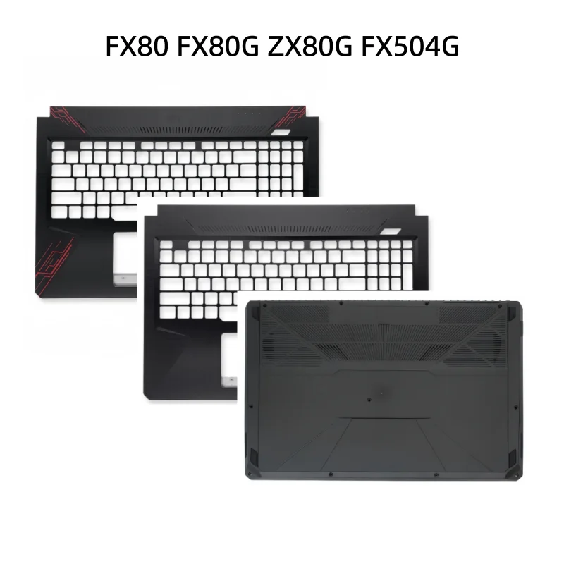 

Новый верхний чехол для ноутбука, упор для рук, верхняя крышка, нижняя крышка корпуса, чехол для Asus FX80 FX80G ZX80G FX504G, корпус