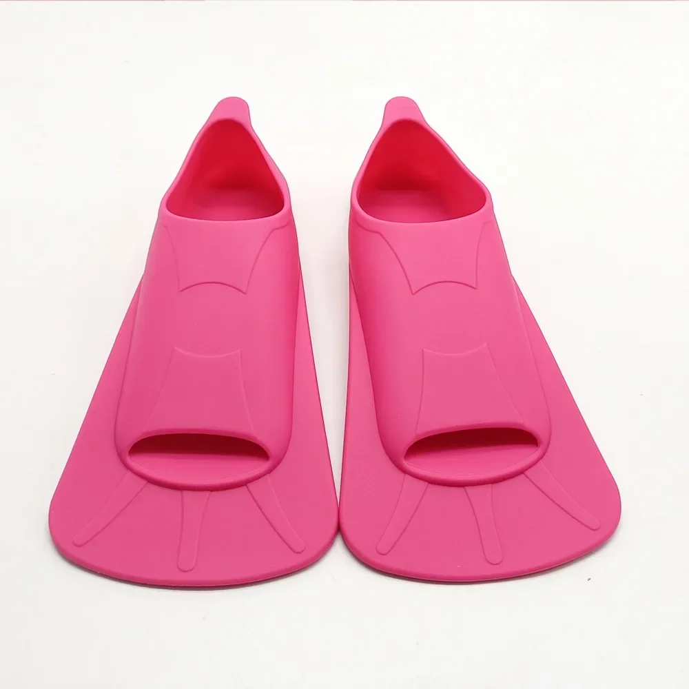 

Children Adult Silicone Swimming Professional Diving Fins Short Fins Freediving Snorkel Boots Training Swimming Gear