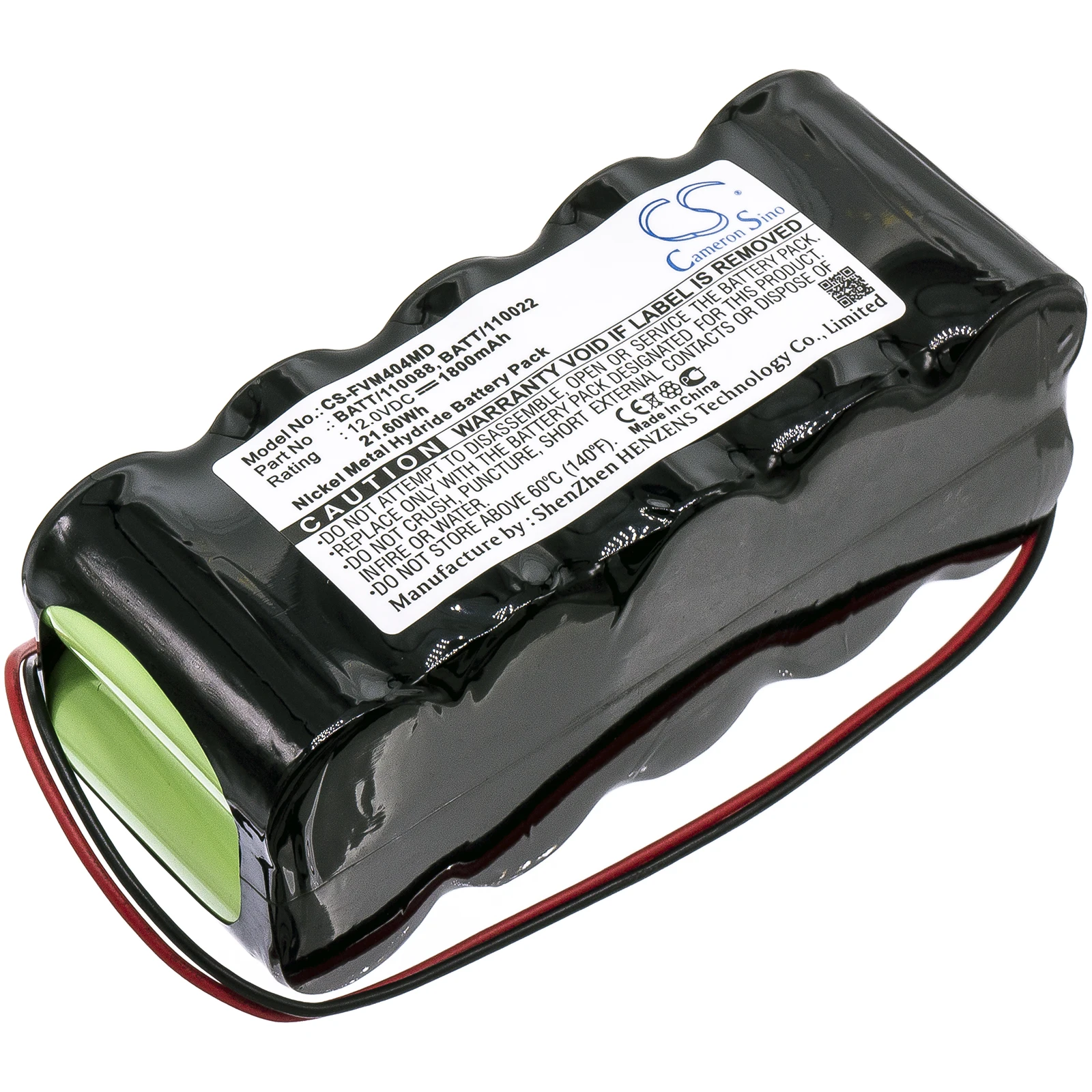 

Ni-MH Medical Battery for Fresenius, 12.0V, 1800mAh, Compatible Models: Infusion pump Optima 2, Infusion pump Optima3, MCM 404