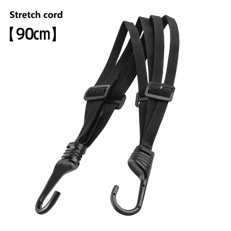 Motorcycle safety straps, electric bicycle and motorcycle trunk item fastening straps, elastic ropes