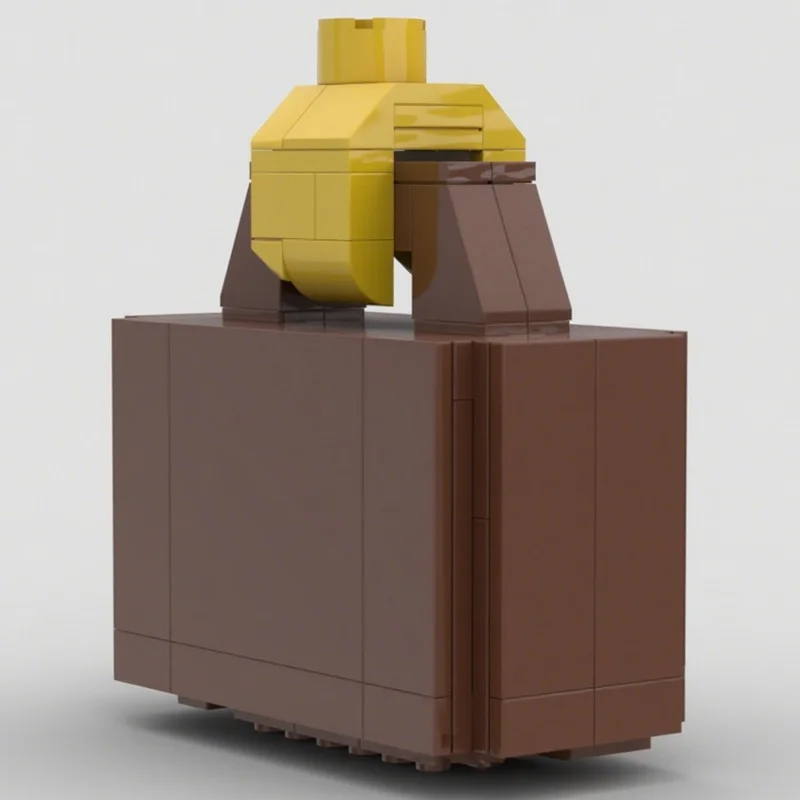 103개 MOC 6 1 스케일 서류 가방 모형 건축 블록 크리스마스 선물 DIY 장난감 아이디어 교육용 어린이 생일 선물