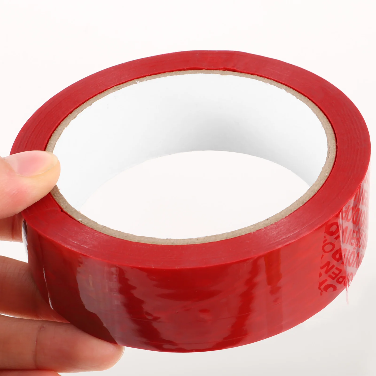 Thick Voidopen Tamper Proof Security Tape Red White Packaging Anti Theft Unremovable Adhesive Message Safe Transit