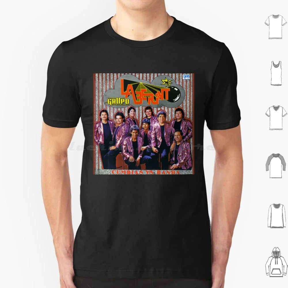 Grupo Laberinto-Cumbia Vs Banda álbum 2020 Camiseta de algodón hombres mujeres DIY estampado Grupo Laberinto banda Musical banda mexicana México