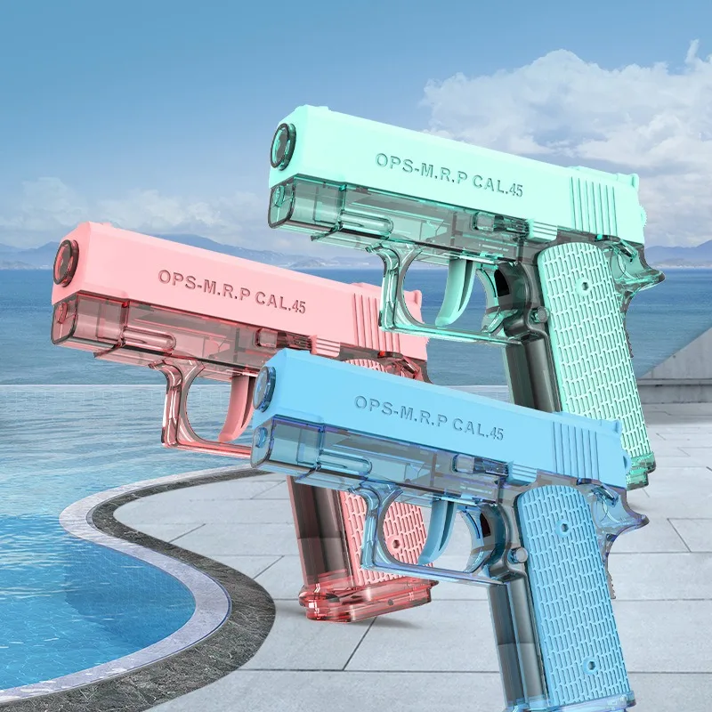 NOVO Brinquedo de Pistola de Água M1911 para Festas de Verão, Jogos de Tiro na Praia, Brinquedos ao Ar Livre, Presentes de Aniversário para Meninos e Meninas