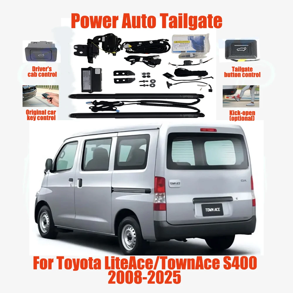 For Toyota LiteAce/TownAce S400 2008-2025 Electric tailgate automatic suction locks suitable Trunk modification system