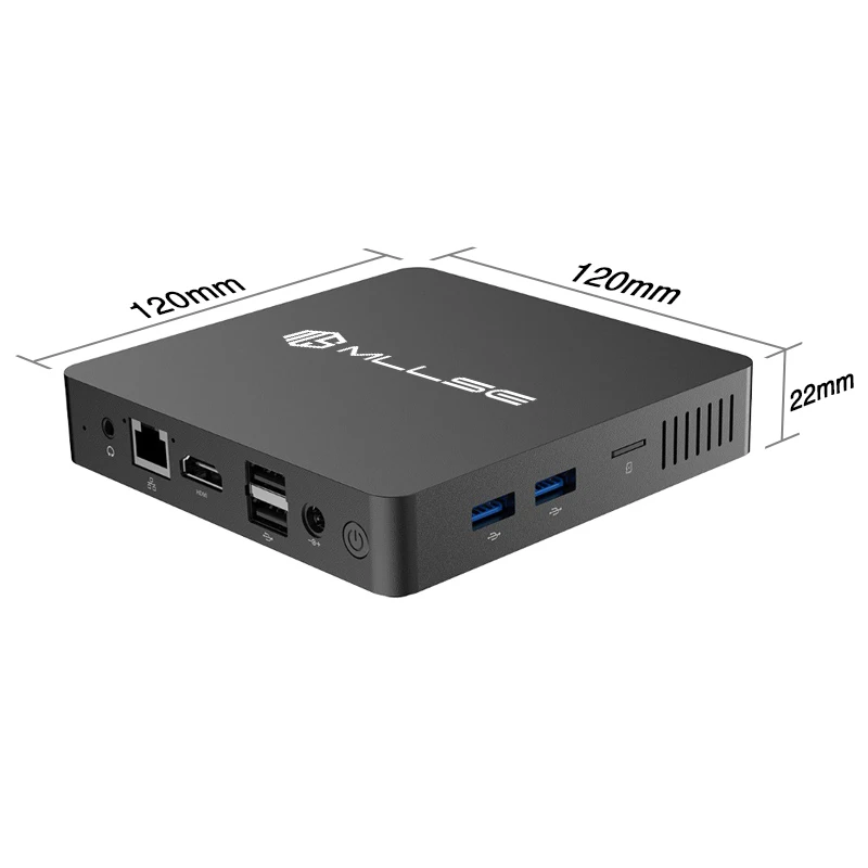 MLLSE M2 Mini PC Intel Celeron N3350 CPU 6G RAM 64G ROM USB3.0 Win10 WiFi Bluetooth 4.2 Przenośny komputer stacjonarny