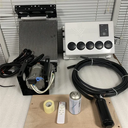New 12V Split Parking Air Conditioner for Truck & RV Mobile AC with R-134A Refrigerant and Cooling Compressor Cooling Fan