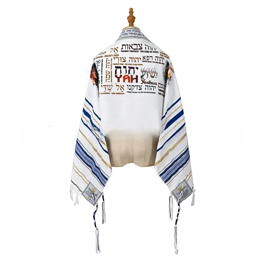 

Arabian scarf ethnic style scarf shawl turban tallit Jewish prayer scarf F50*180CM