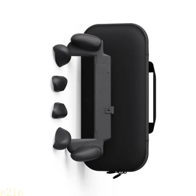 

E21E 1 Set Anti Slip Controller Grip Shell Removable Handle Grip Sleeve with Protective Storage Bag for NS2 Console