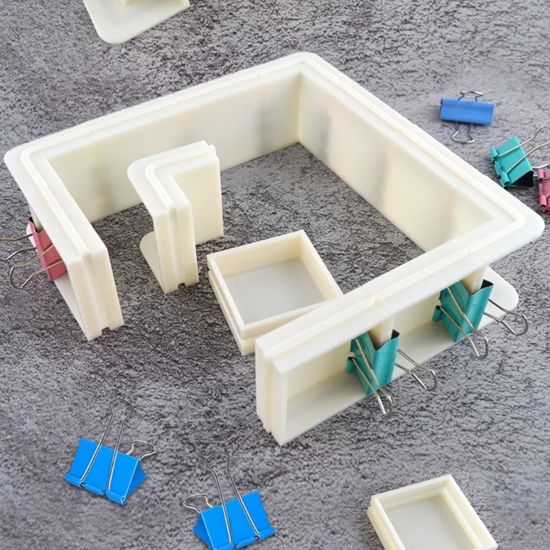 Adjustable Mold Housing for Making Silicone Rubber Mold Housing Housing Frame for DIY Soap Silicone Mold Making
