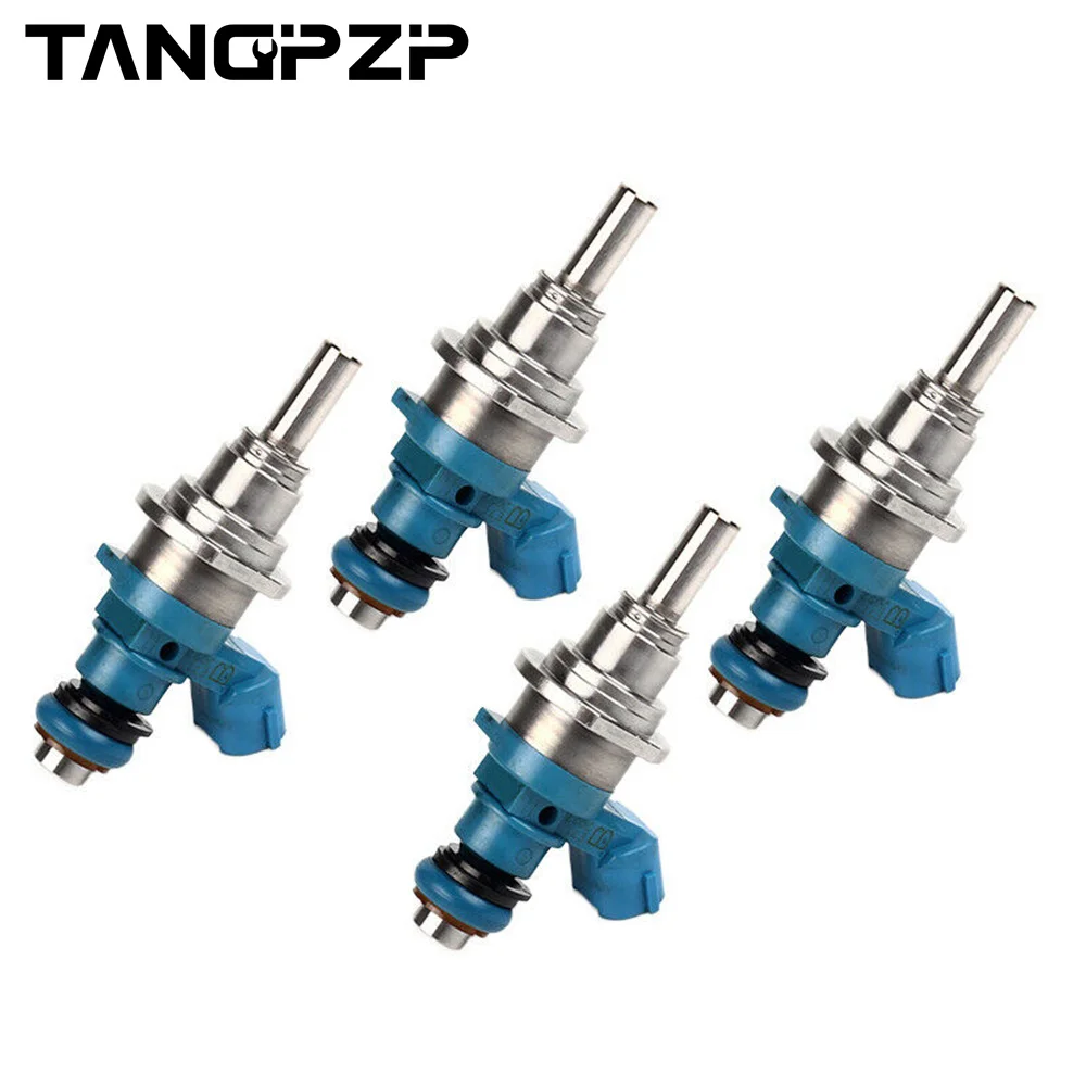 

E7T20171 L3K913250A 4G2143 4PCS L3K9-13-250A Original Genui Fuel Injector Nozzle For Mazda 3 6 CX-7 2.3L Turbo 2006-2013(blue))