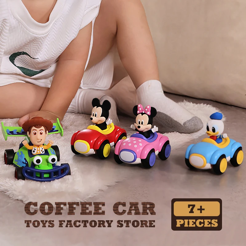 Disney Topolino Building Blocks Kit di auto Toy Story MOC Mattoni Tirare indietro il veicolo con la bambola del Paperino Regalo di Natale per bambini NUOVO