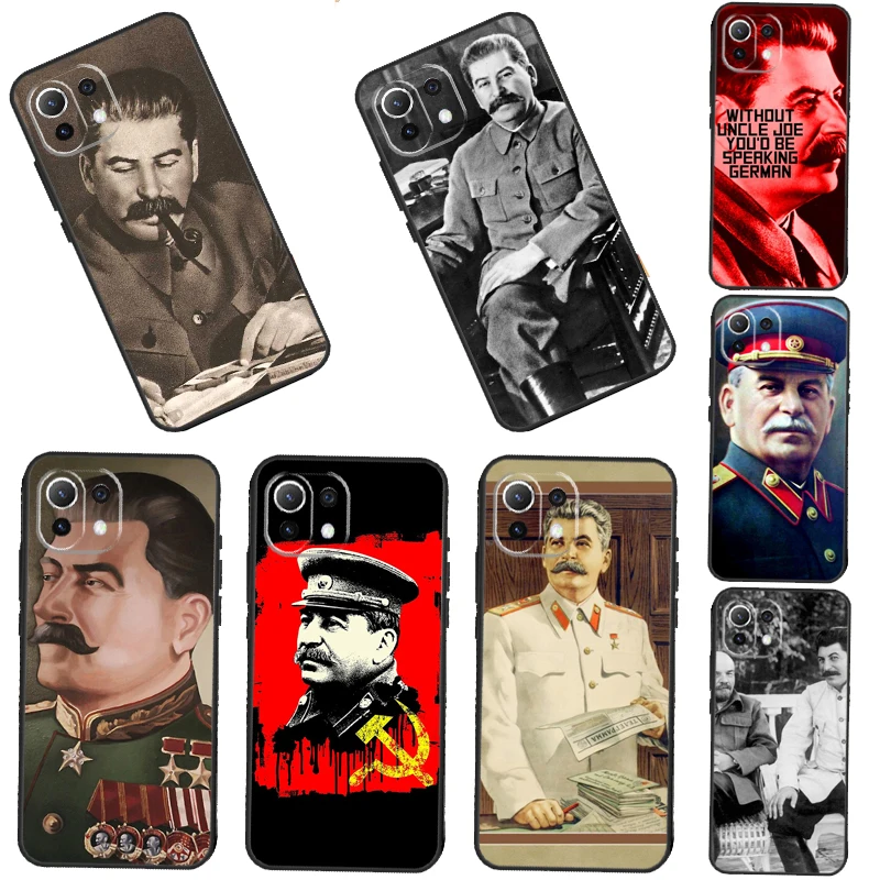 USSR Joseph Stalin For POCO F3 F4 GT M3 M4 X3 X4 Pro Case For Xiaomi Mi 11 Lite 11T 12 Pro 12S Ultra Cover