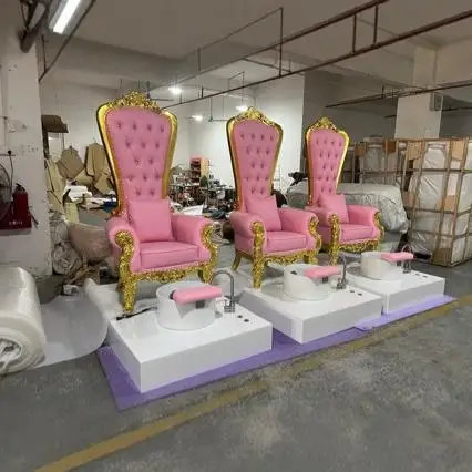 High back foot massage queen chair, beauty manicure, foot therapy foot bath fiberglass basin chair