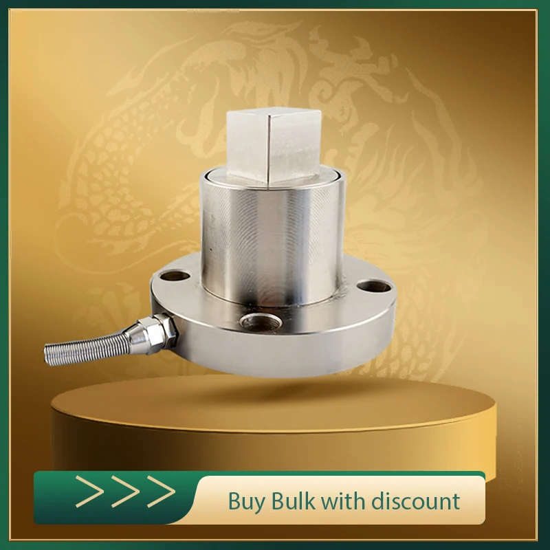 חיישן מומנט סטטי בעל דיוק גבוה 0-2000Nm סוג אוגן עם הנעה מרובעת לגילוי הידוק ברגים