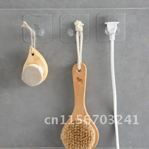 Bathroom Kitchen Hook Hanger Adhesive Self Coat Rustproof Hardware Towel Hook Wall Hook Robe Hook