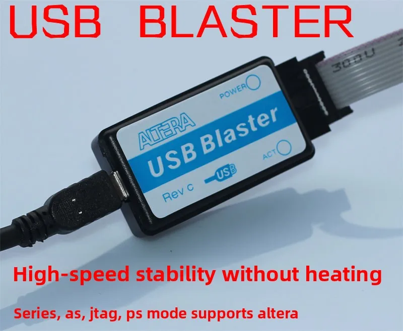 USB-Blaster (ALTERA CPLD/FPGA-Download) Hochgeschwindigkeitsgerät, stabil und vermeidet Überhitzung der FPGA-Verkabelung – Detail 1