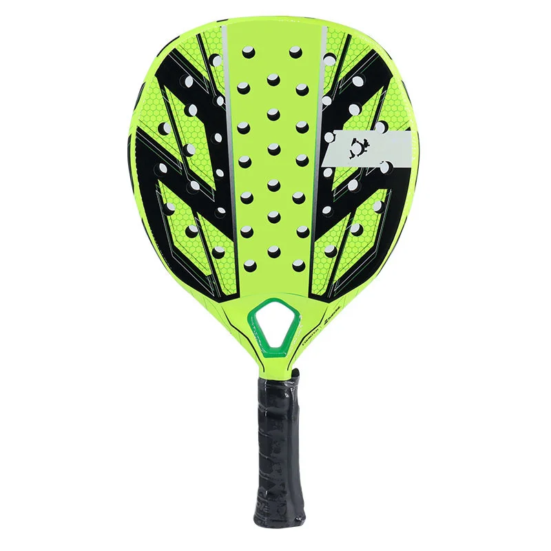 New Padel Tennis Racket 3K Carbon Fiber EVA Soft Face Paddle Racquet Bag Cover Sports Entertainment Beach tennis