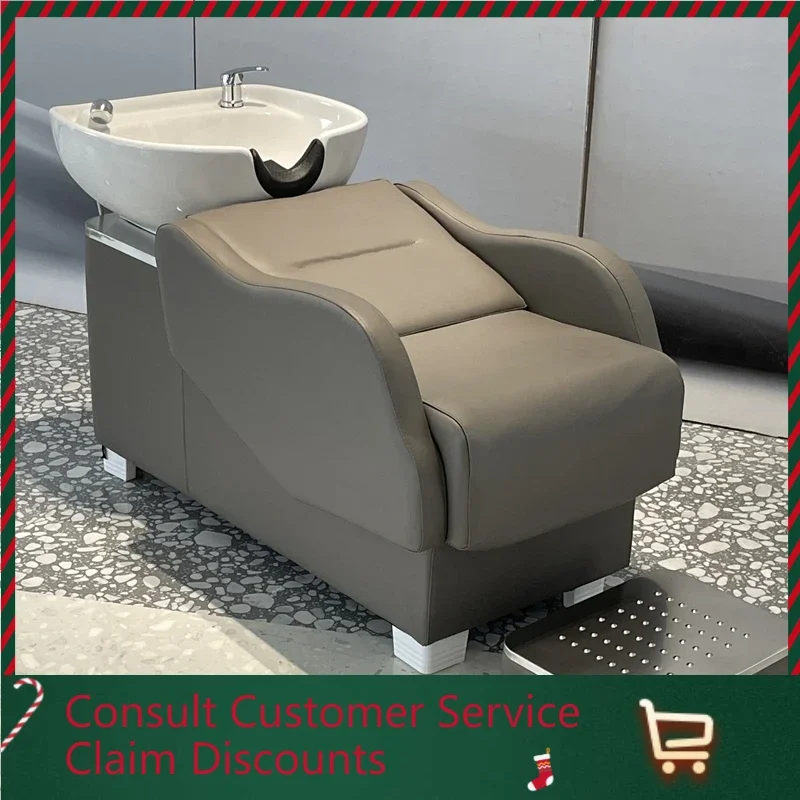 Black Simples Shampoo Chair Basin Professional Styling Stations Hairwash Bed Hair Salon Haar Wasch Liege Spa Furniture