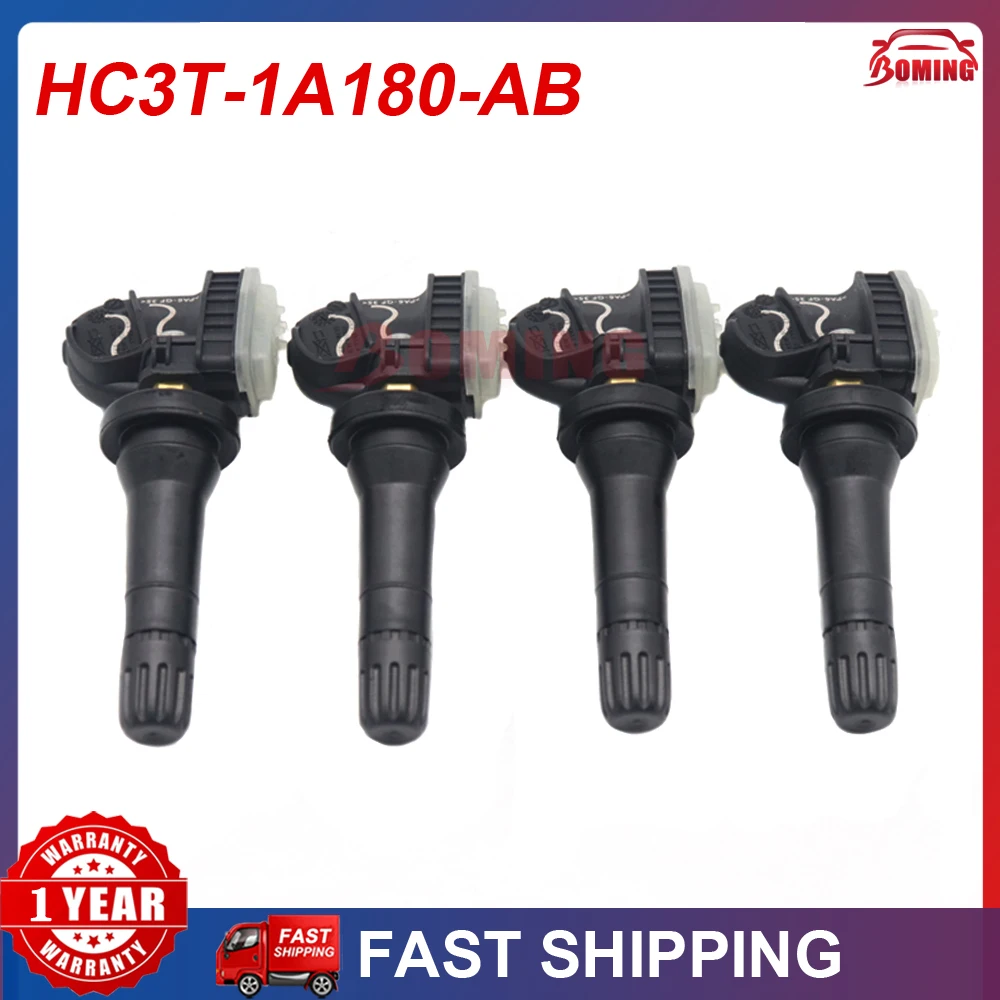 4PCS TPMS Tire Pressure Sensor HC3T-1A180-AB HC3Z-1A189-A 315MHz For Ford F-250 F-350 F-450 SD Fusion Lincoln MKZ 2017 2018