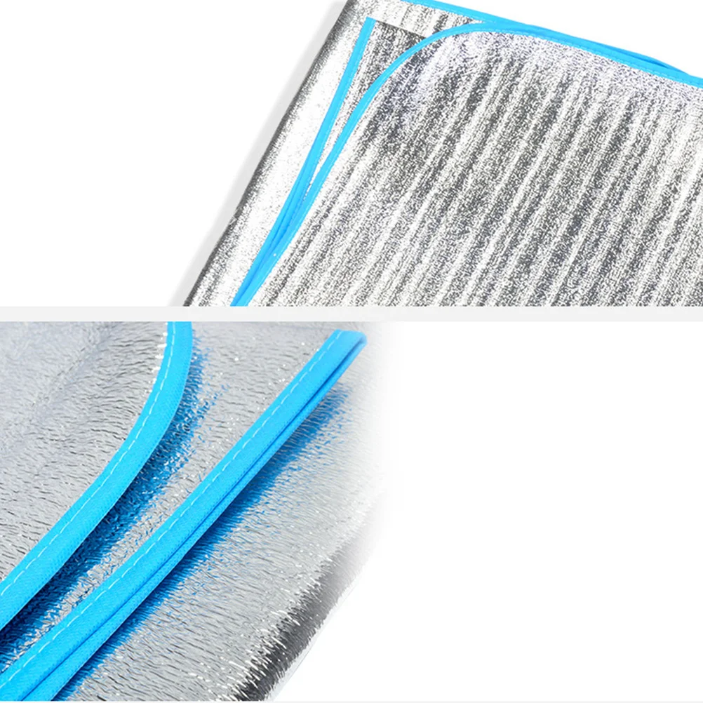 

Waterproof Double Sided Outdoor Picnic Mat Aluminum Film Eva Cushion Portable Lightweight Camping Mat 220x220cm Edge Random