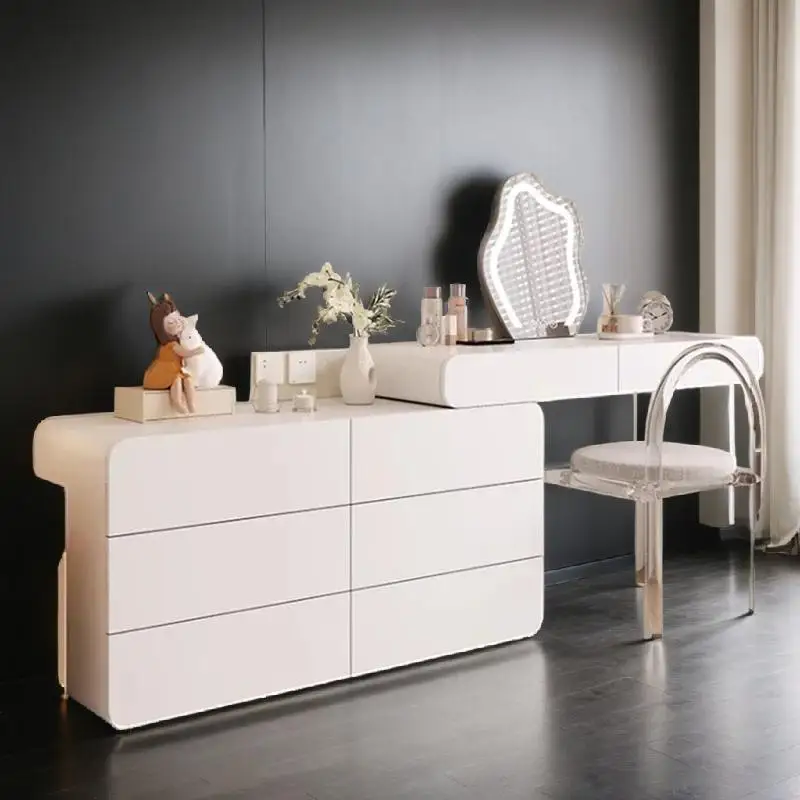 

Dresser Bedroom Set Furniture Nail Salon Portable Makeup Toilet Jewelry Organizers Storage Vanity Tocadores Desk Nordic Dresser