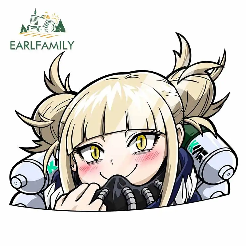 EARLFAMILY 13cm x 10.2cm for Blood Drive Project Rocket Camper Car Stickers Waterproof Anime Scratch-proof Vinyl Window Decal