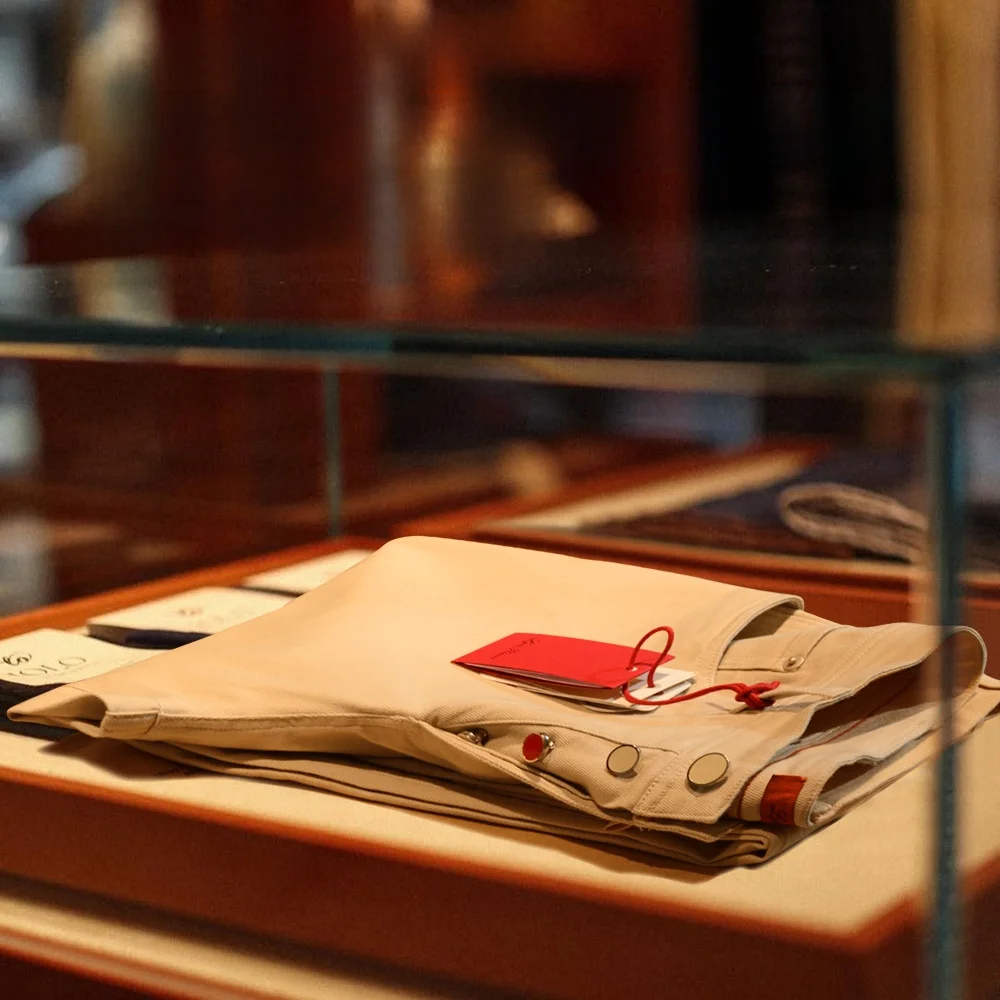 

Элитные мужские джинсы из органического хлопка на пуговицах, эластичные, удобные, длинные брюки для осени и зимы, приятные для кожи