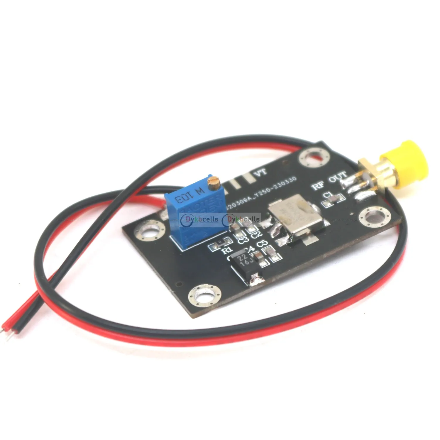 70M-5.8G VCO RF Voltage Module Controlled Oscillator Signal Source 900M 1.5G 2.4G FM Radio VHF VHF LORA GPS WIFI Drone Amplifier