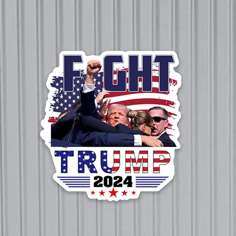 2024 Bumper Decal United Bumper Sticker Laptop Decal 5pcd Assassination Attempt Laptop Decal Still Fighting Sticker 2024