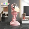 Grande sculpture d'astronome sur pied, décoration de salon, statue d'intérieur pour la maison 6