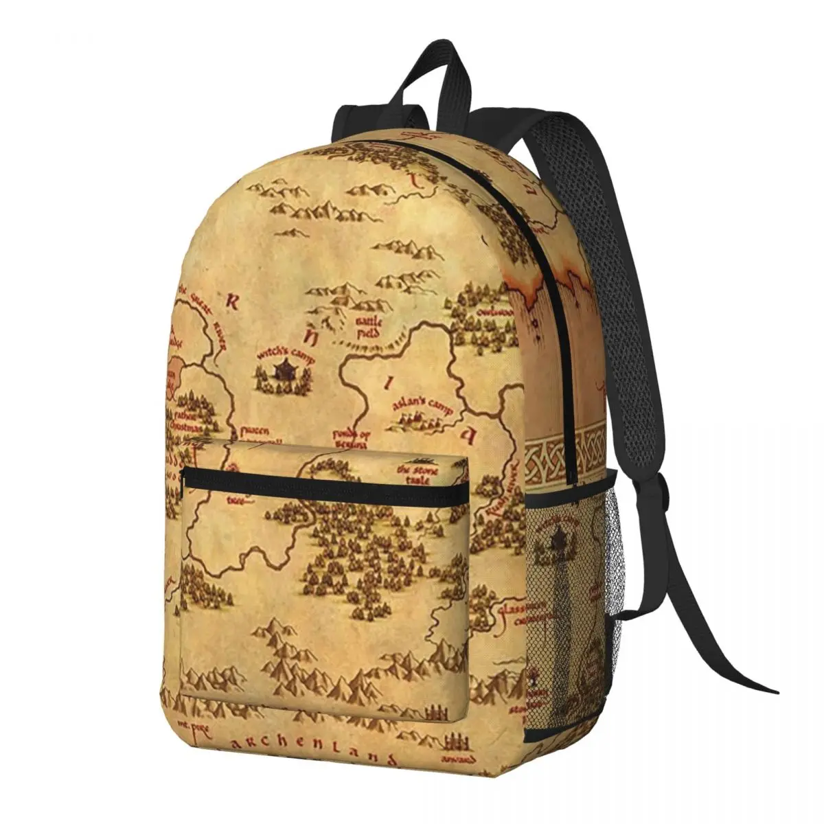 

Map Of Narnia Backpack Daypack Large Capacity Boys Girls BookBag School Bag Shoulder Bags for Men Women