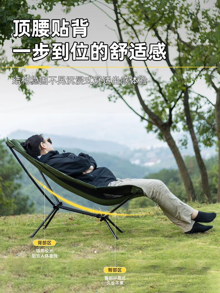 Portable Foldable Camping Hammock with Stand Hanging Bed Outdoor Rest Equipment for Backyard Camping Travel Use