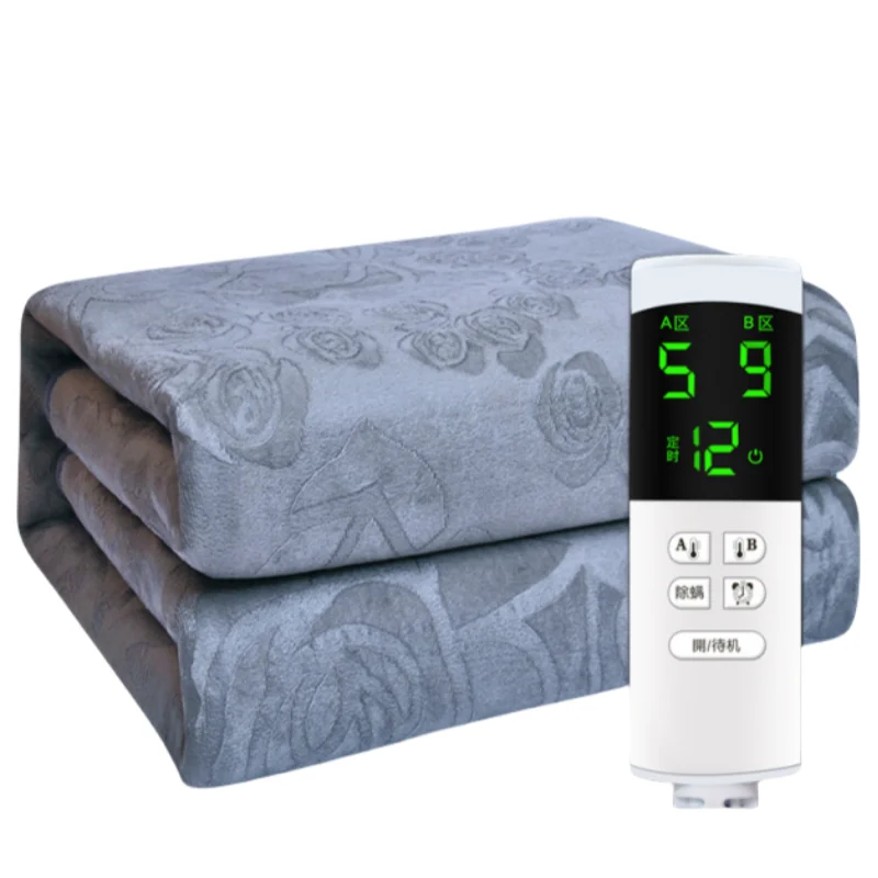 Electric Heated Blanket Adjustable Temperature Flannel Electric Heater Mattress Thermal Blanket Winter Body Warmer Blanket