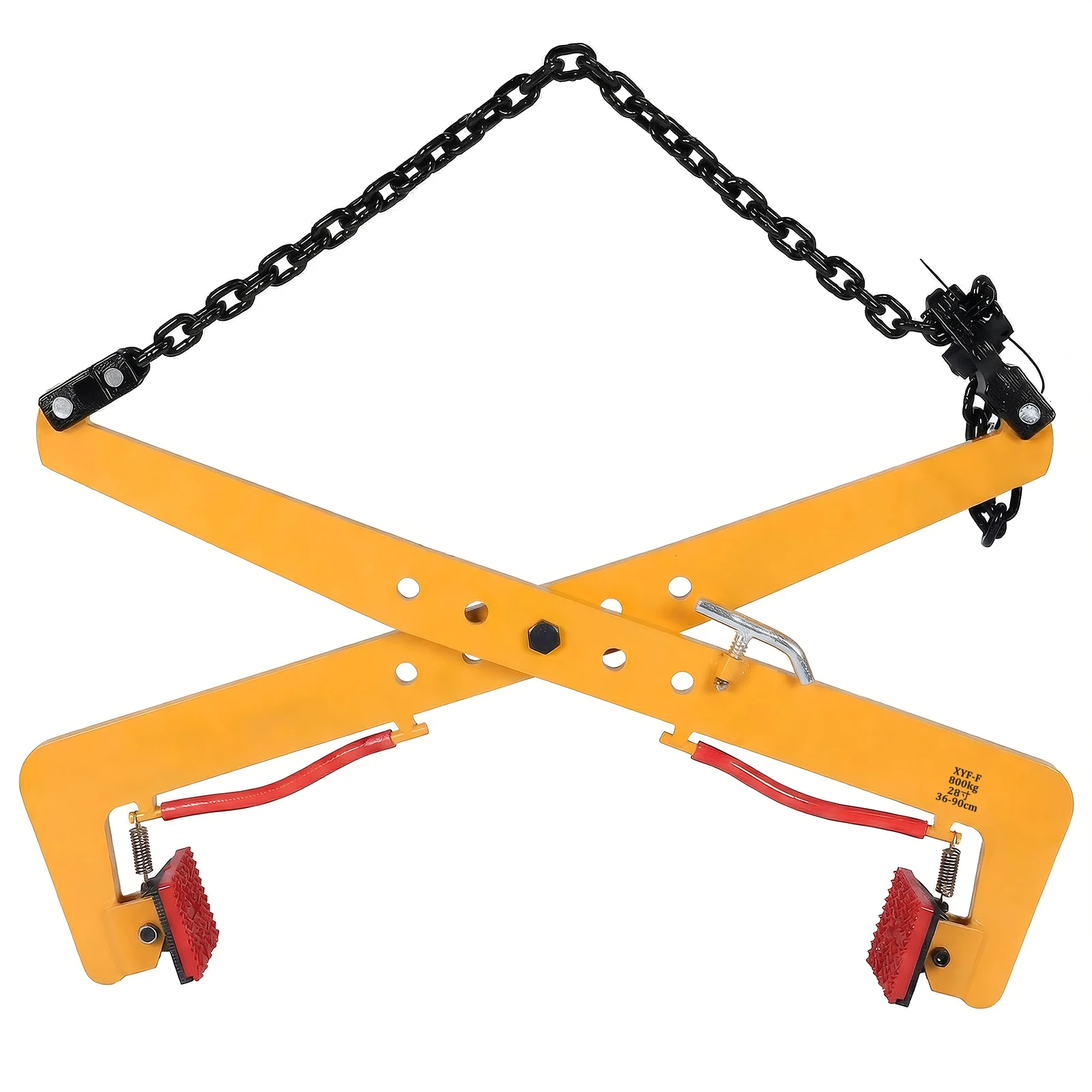 

1763 Lbs Marble Scissor Lifter Clamp 14-35In Adjustable Range Concrete Blocks Lifting Tool Anti-Slip Opening Adjust Stone Clamps