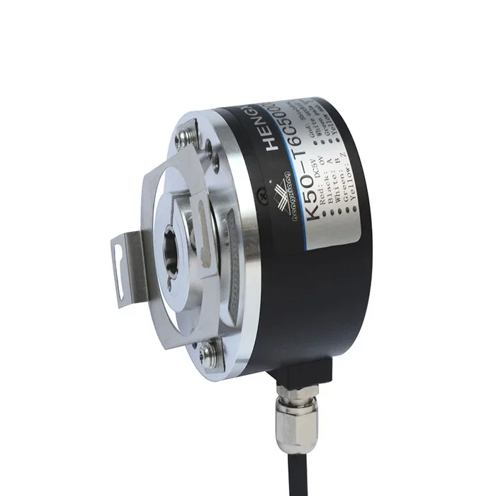 Hollow shaft rotary encoder K50 diameter 50mm hole 15mm Blind hole type Incremental rotary encoder