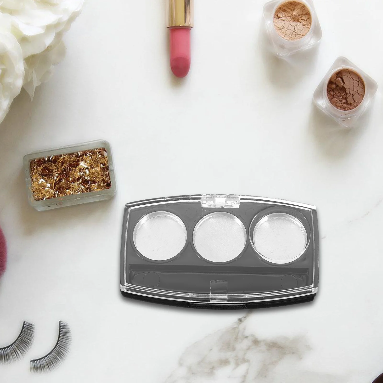 

10Pcs Empty Makeup Pallets for Eyeshadow Blush Foundation Powder Leakproof Design Portable Palette Travel Friendly